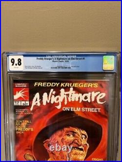 Freddy Krueger's A Nightmare on Elm Street #1 CGC 9.8 White Pages New Slab