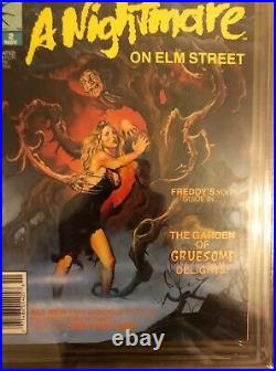 Freddy Kruegers Nightmare on Elm Street 2 CGC 8.0 newsstand! What a cover/back