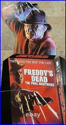 Freddy's Dead The Final Nightmare on Elm Street Movie Video Store Standee 1991