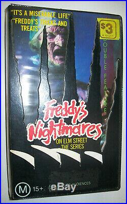 Freddy's Nightmares on Elm Street TV Series PAL VHS Virgin Vision ex-rental 1988