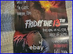 Freddy vs Jason vs Leatherface 2006 Wildstorm Poster Nightmare Elm Street USED