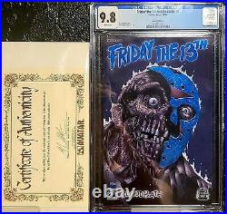 Friday The 13th Bloodbath #1 Nightmare On Elm Street #1 Blue Foil CGC 9.8 COA