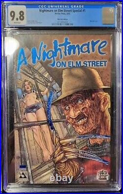 Friday The 13th Bloodbath #1 Nightmare On Elm Street #1 Blue Foil CGC 9.8 COA