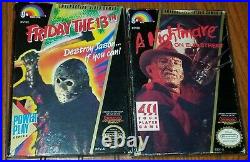Friday the 13th & Nightmare On Elm Street NES Games CIB (Tested Works Great)
