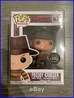 Funko POP! Nightmare On Elm Street FREDDY KRUEGER CHASE Glow In Dark withProtector