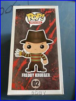 Funko Pop Freddy Krueger GLOW CHASE 02 Nightmare On Elm Street In HARD STACK