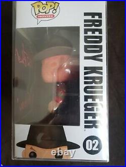 Funko Pop Freddy Krueger Robert England Autograph A Nightmare On Elm Street