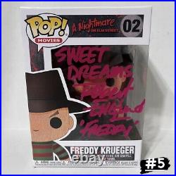 Funko Pop Nightmare On Elm Street Freddy Krueger Signed Autograph Robert Englund