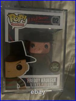 Funko pop! Movies A Nightmare On Elm Street Freddy Krueger Glow Chase Protector