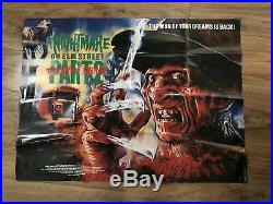 Graham Humphreys Nightmare On Elm Street 2 Freddys revenge Uk Quad Folded ii St