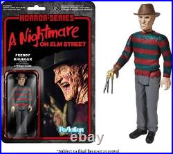 Horror Classics Nightmare Elm Street Freddy Krueger Funko ReAction Unpunched