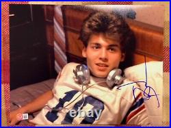 Johnny Depp Signed'nightmare On Elm Street' 11x14 Photo Autograph Beckett