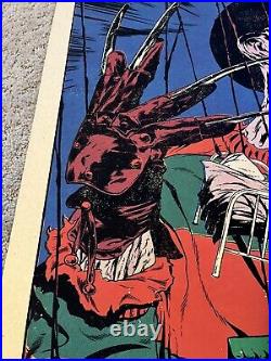 Johnny Dombrowski A NIGHTMARE ON ELM STREET 3 Mondo 24x36 Art Print. Comic style