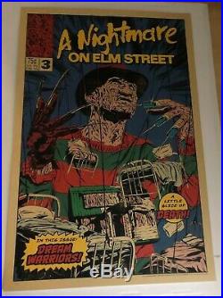 Johnny Dombrowski NIGHTMARE ON ELM STREET 3 Poster Mondo Texas Frightmare