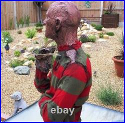 Life size bust Freddy Krueger prop Torso. Nightmare on elm street 2