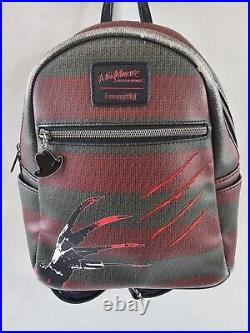 Loungefly A Nightmare On Elm Street Freddy Krueger Glove Stripe Mini Backpack