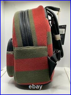 Loungefly The Nightmare On Elm Street Freddy Krueger Sweater Mini Backpack New