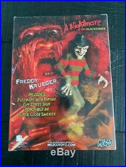 MIB Mezco Cinema of Fear Stylized Freddy Krueger Figure Nightmare on Elm Street