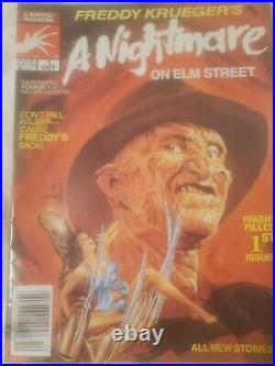 Marvel magazine A Nightmare on Elm Street #1 1st print Freddy Krueger And #2