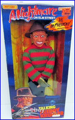 Matchbox Nightmare On Elm Street Talking Freddy Krueger 18 Figure Doll Sealed