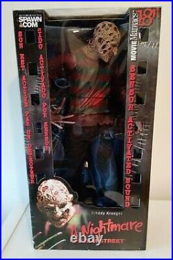Mcfarlane Movie Maniacs 18 Deluxe Freddy Krueger Nightmare On Elm Street. +sound