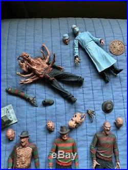 NECA Mezco Nightmare On Elm Street Friday The 13th Lot Of Action Figures Freddy