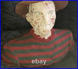 NECA Nightmare on Elm Street Freddy Krueger Life size Talking Horror Bust Hallow