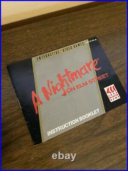 NIGHTMARE ON ELM STREET 1990 Nintendo NES CIB Complete in Box Freddy GAME