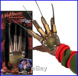 NIGHTMARE ON ELM STREET 3 Freddy Krueger Prop Replica Glove (NECA) #NEW