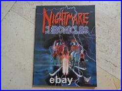 NIGHTMARE ON ELM STREET Chronicles rare OOP import photo book Freddy Krueger
