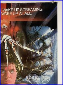 NIGHTMARE ON ELM STREET Orig ROLLED Movie Poster (Fine+) One Sheet 1984 Horror