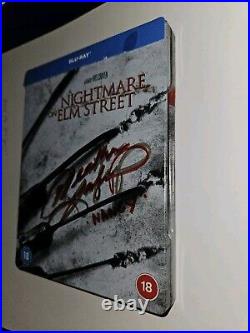NIGHTMARE ON ELM STREET STEELBOOK Blu Ray Autographed By HEATHER LANGENKAMP
