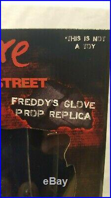 Neca Reel Toys A Nightmare On Elm Street Freddy's Glove Prop Replica Sealed Nib