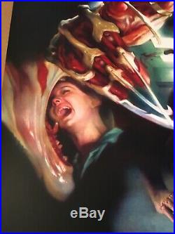 New Nightmare On Elm Street Wes Craven Print 24x36 NT Mondo Theodora Capat Mint