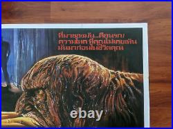 Nightmare Elm Street 3 Dream Warriors Freddy Krueger Rare Thai movie poster