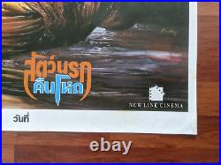 Nightmare Elm Street 3 Dream Warriors Freddy Krueger Rare Thai movie poster