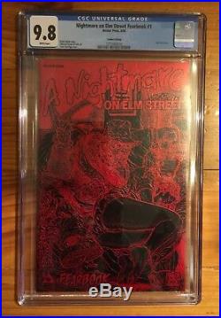 Nightmare On Elm Street #1 Leather Red Foil Edition CGC 9.8