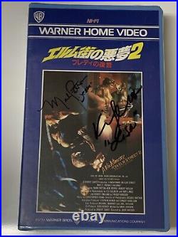 Nightmare On Elm Street 2 Freddy's Revenge Sealed VHS Japan Signed Patton Myers