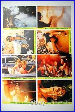Nightmare On Elm Street 2 Horror Sholder Lange 1985 8x Rare Exyu Lobby Cards