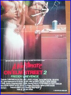 Nightmare On Elm Street 2 Original Movie Poster 1985