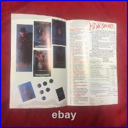 Nightmare On Elm Street 3 Dream Warriors- Freddy Fan Club Order Form 1987 -Rare