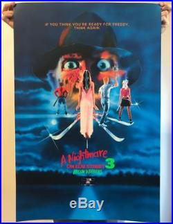 Nightmare On Elm Street 3 NOES 3 Matthew Peak Poster Movie Print Mondo Limited