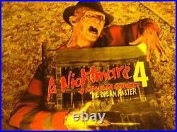 Nightmare On Elm Street 4 Dream Warrior Video Standee Rare Freddy Halloween