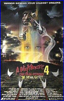 Nightmare On Elm Street 4 Original Rolled Movie Poster IV 1988 Robert Englund
