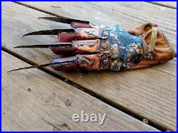 Nightmare On Elm Street 4 Real Metal Freddy Krueger Diner Glove Night Terror