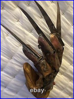 Nightmare On Elm Street 4 Real Metal Freddy Krueger Diner Glove Night Terror