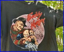 Nightmare On Elm Street 5 Dream Child T Shirt Freddy Krueger Tee vintage 1989
