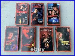 Nightmare On Elm Street And Friday The 13th VHS Tapes Bundle Lot Of 13 Tested