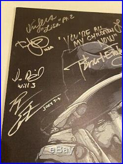 Nightmare On Elm Street Cast Signed Wes Craven Matt Ryan Limited Edition Poster