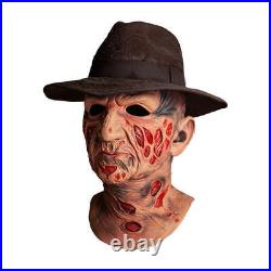 Nightmare On Elm Street Deluxe Freddy Mask With Hat